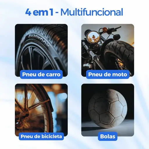 Compressor de Ar Eletrico PumpMax | 1 ano de GARANTIA