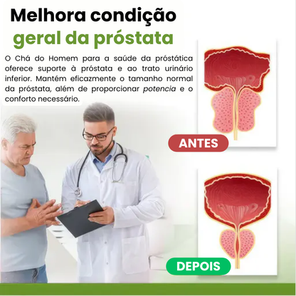 CHÁ DO HOMEM™ – Prostata saudável. Energia renovada. Respeito garantido!